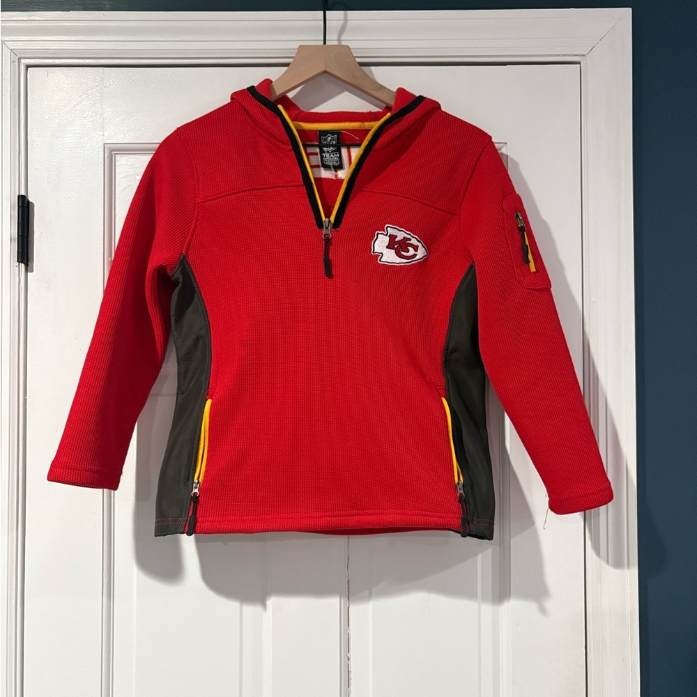 Team Apparel Red and Black Kids Hoodie